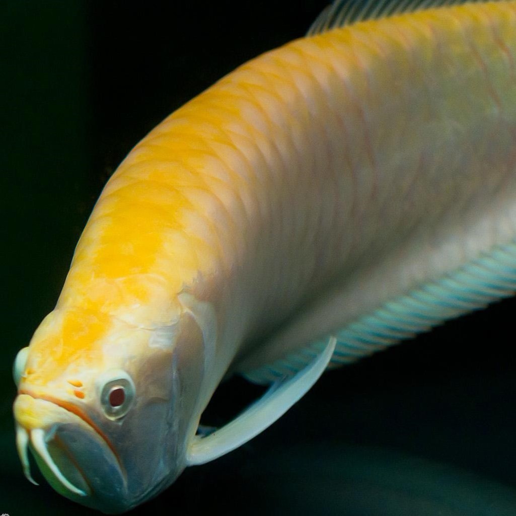 Rompin Red eye white seed yellow silver Arowana